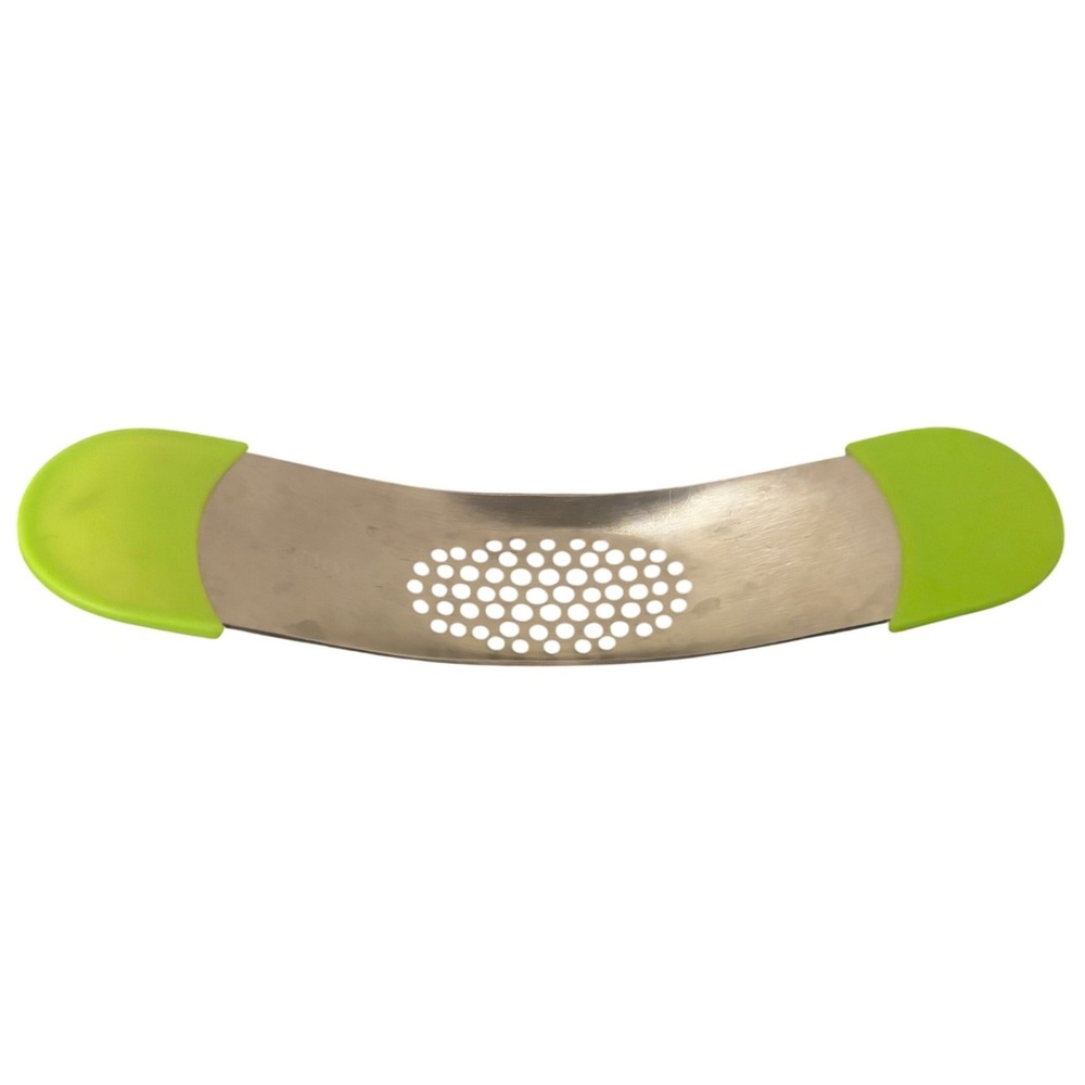 Yarmosh | Garlic Press Rocker Mincer | Stainless‎ Steel | Silicone Grips 7.5"